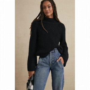 Anthropologie Black Turtleneck Sweater